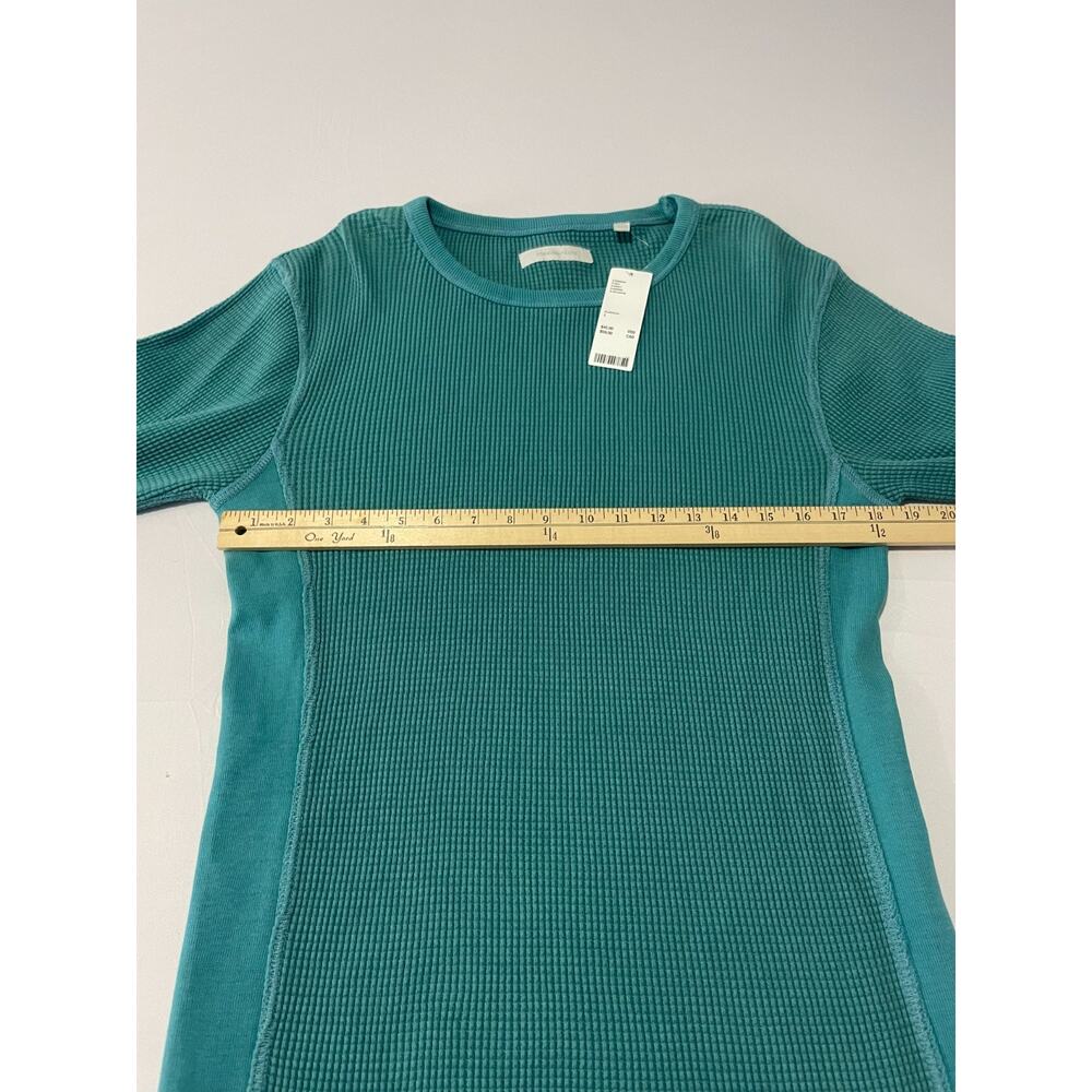 NWT Urban Outfitters Shirt Mens‎ L Blue Waffle Adult Long Sleeve Tee Crew Neck - Picture 8 of 12